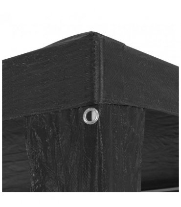 vidaXL Party Tent 3x4 m PE Anthracite — Size: 3 x 4 m