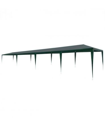 vidaXL Party Tent 3x12 m PE Green — Size: 3 x 12 m