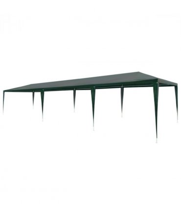 vidaXL Party Tent 3x9 m PE Green — Size: 3 x 9 m