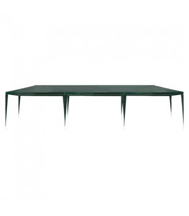 vidaXL Party Tent 3x9 m PE Green — Size: 3 x 9 m