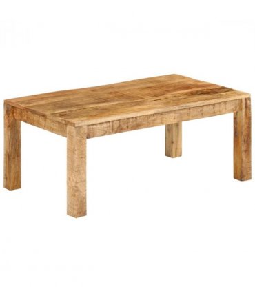 vidaXL Coffee Table 100x55x40 cm Solid Wood Mango — Size: 100 x 55 x 40 cm