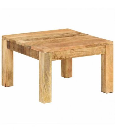 vidaXL Coffee Table 55x55x35 cm Solid Wood Mango — Size: 55 x 55 x 35 cm