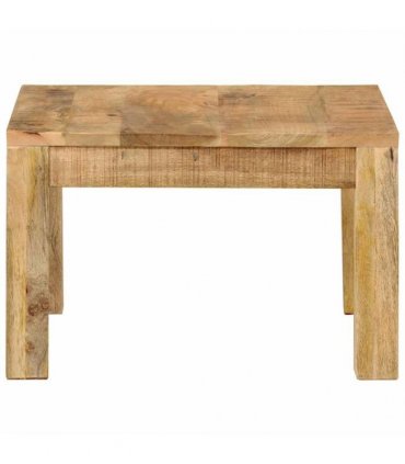 vidaXL Coffee Table 55x55x35 cm Solid Wood Mango — Size: 55 x 55 x 35 cm