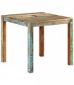 vidaXL Dining Table 82x80x76 cm Solid Reclaimed Wood — Size: 82 x 80 x 76 cm