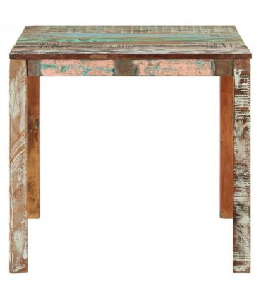 vidaXL Dining Table 82x80x76 cm Solid Reclaimed Wood — Size: 82 x 80 x 76 cm