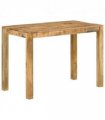 vidaXL Dining Table 110x55x76 cm Solid Wood Mango — Size: 110 x 55 x 76 cm