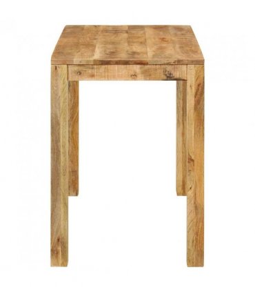 vidaXL Dining Table 110x55x76 cm Solid Wood Mango — Size: 110 x 55 x 76 cm