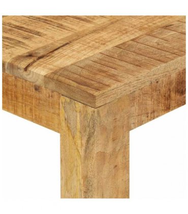 vidaXL Dining Table 110x55x76 cm Solid Wood Mango — Size: 110 x 55 x 76 cm
