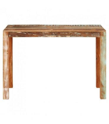 vidaXL Dining Table 110x55x76 cm Solid Wood Reclaimed — Size: 111 x 55 x 76 cm