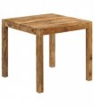 vidaXL Dining Table Solid Mango Wood 82x80x76 cm — Size: 82 x 80 x 76 cm
