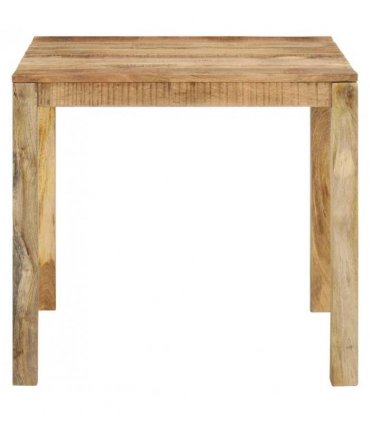 vidaXL Dining Table Solid Mango Wood 82x80x76 cm — Size: 82 x 80 x 76 cm