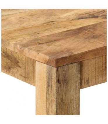 vidaXL Dining Table Solid Mango Wood 82x80x76 cm — Size: 82 x 80 x 76 cm
