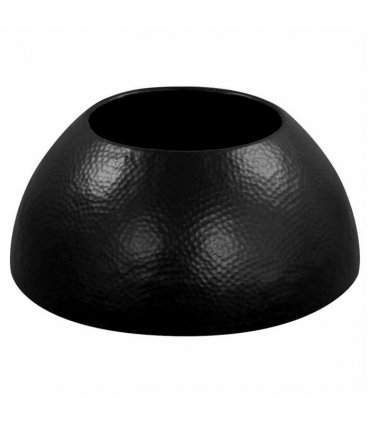 vidaXL Coffee Table | Black | Hammered aluminium | Medium | Appealing Design — Size: 70 x 30 cm