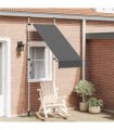 vidaXL Manual Retractable Awning 100 cm Anthracite — Model: white frame