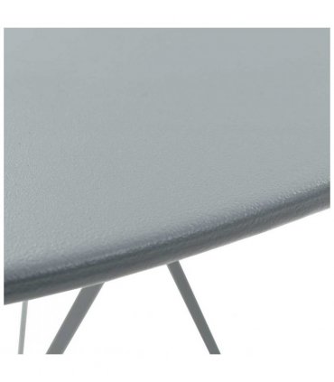 vidaXL Bistro Set | Steel Grey | Powder-coated steel | Space-saving | Foldable