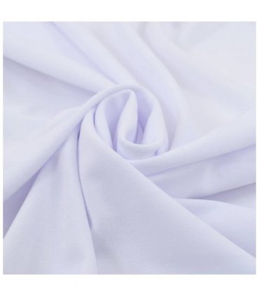 vidaXL 2 pcs Stretch Table Covers with Skirt 243x76x74 cm White — Size: 243 x 76 x 74 cm