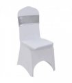 vidaXL 25 pcs Stretchable Chair Band with Diamond Buckle Silver