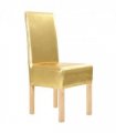 vidaXL Chair Cover | Set of 6 | Gold | 90% polyester and 10% elastane