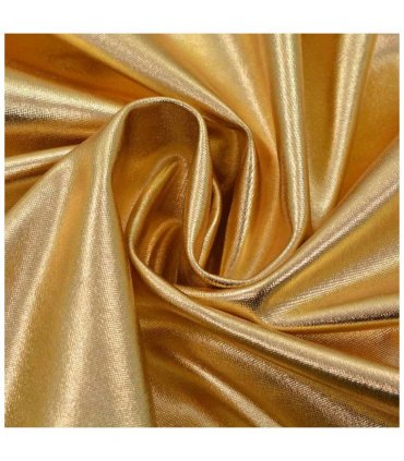 vidaXL Chair Cover | Set of 6 | Gold | 90% polyester and 10% elastane
