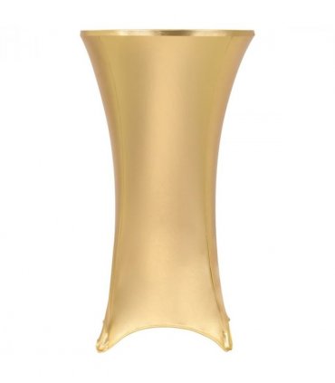 vidaXL 2 pcs Table Covers Stretch 60 cm Gold