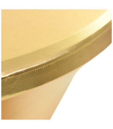 vidaXL 2 pcs Table Covers Stretch 70 cm Gold
