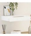 vidaXL Wall Shelf | White | MDF | 48 cm | Wall mounting | Wall Shelf