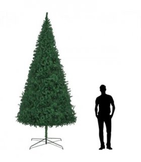 vidaXL Artificial Christmas Tree 400 cm Green — Size: 400 x 190 cm