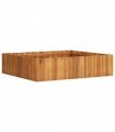 vidaXL Garden Raised Bed 100x100x25 cm Solid Acacia Wood — Size: 100 x 100 x 25 cm