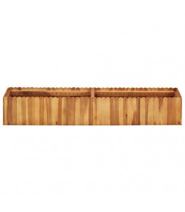 vidaXL Garden Raised Bed 150x30x25 cm Solid Acacia Wood — Size: 150 x 30 x 25 cm