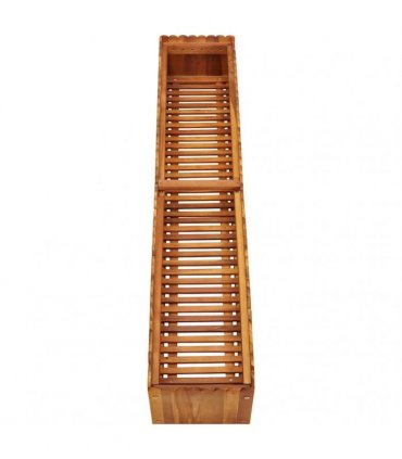 vidaXL Garden Raised Bed 150x30x25 cm Solid Acacia Wood — Size: 150 x 30 x 25 cm
