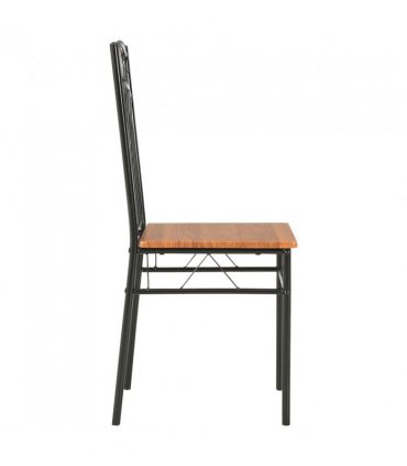 vidaXL Dining Chairs 6 pcs Brown MDF — Size: 40 x 48 x 86 cm