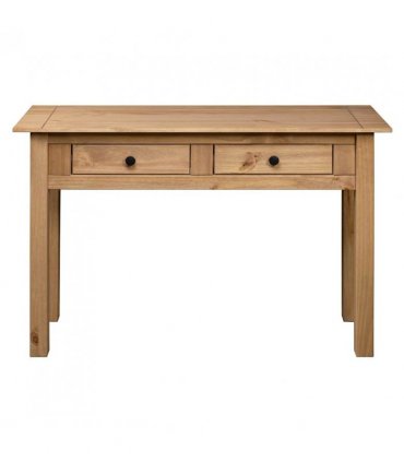 vidaXL Console Table 110x40x72 cm Solid Pine Wood Panama Range — Colour: brown
