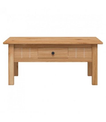 vidaXL Coffee Table 100x60x43.5 cm Solid Pine Wood Panama Range — Colour: brown