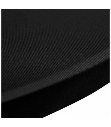 Standing Table Cover Ø60cm Black Stretch 2 pcs — Size: 60 cm