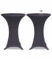 vidaXL Stretch Table Cover 2 pcs 70 cm Anthracite