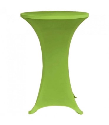 vidaXL Stretch Table Cover 2 pcs 80 cm Green