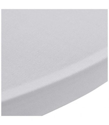 Standing Table Cover Ø70cm White Stretch 2 pcs — Size: 70 cm