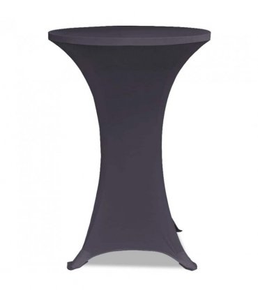 vidaXL Stretch Table Cover 4 pcs 70 cm Anthracite