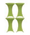 vidaXL Stretch Table Cover 4 pcs 80 cm Green
