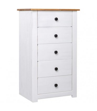 vidaXL Sideboard White 46x40x89 cm Pine Panama Range