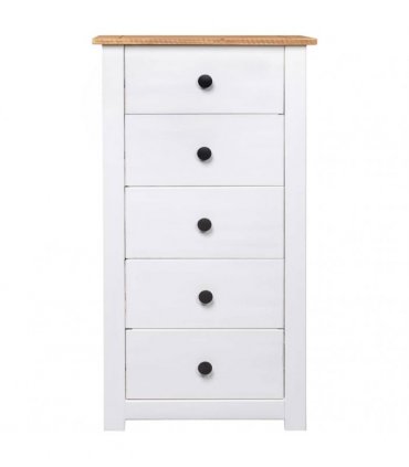vidaXL Sideboard White 46x40x89 cm Pine Panama Range