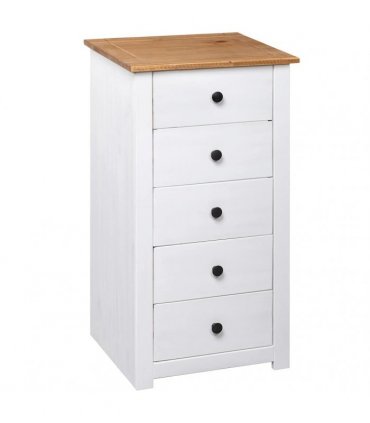 vidaXL Sideboard White 46x40x89 cm Pine Panama Range