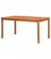 vidaXL Garden Table 150x90x74 cm Solid Acacia Wood — Size: 150 x 90 x 74 cm — V0671934185