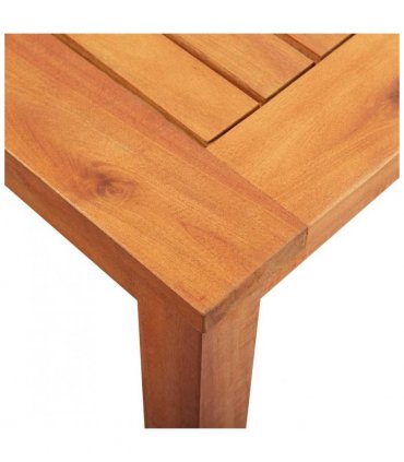 vidaXL Garden Table 150x90x74 cm Solid Acacia Wood — Size: 150 x 90 x 74 cm — V0671934185