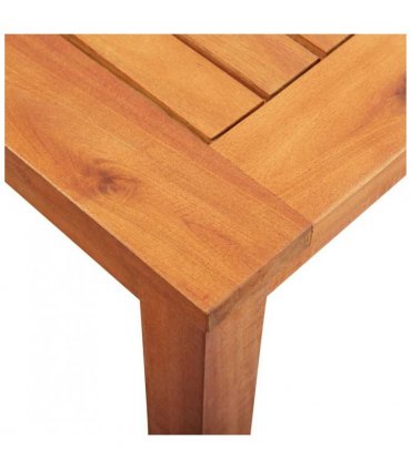 vidaXL Garden Table 215x90x74 cm Solid Acacia Wood — Size: 215 x 90 x 74 cm