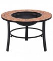 vidaXl Mosaic Fire Pit Terracotta 68cm Ceramic