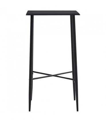 vidaXL Bar Table Black 60x60x111 cm MDF