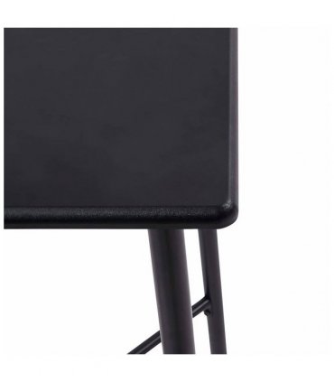 vidaXL Bar Table Black 60x60x111 cm MDF