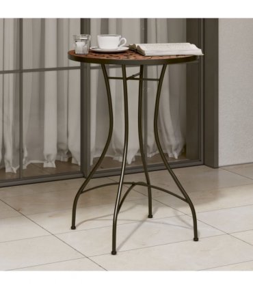 vidaXL Mosaic Bistro Table Terracotta Ø50x70 cm Ceramic — Size: 50 x 70 cm
