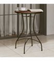 vidaXL Mosaic Bistro Table Terracotta Ø50x70 cm Ceramic — Size: 50 x 70 cm